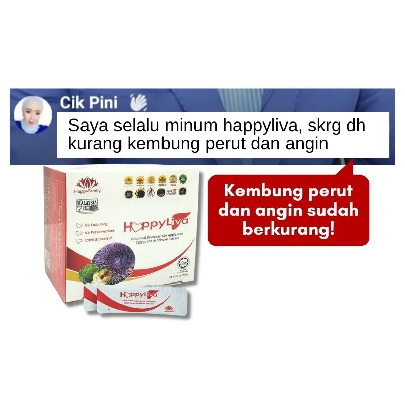 HappyLiva - Kembung perut & angin