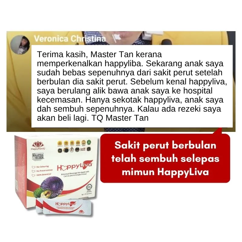 HappyLiva - Sakit perut sembuh