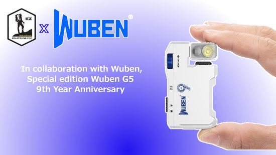 Wuben G5 (9th Anniversary) | Equipzone | EDC | Flashlight | Headlamp | Camping | Cycling | Multitools | Knives