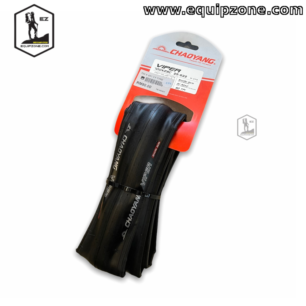 CHAOYANG VIPER 700X25C 25-622 ROADBIKE TYRE – Equipzone | EDC