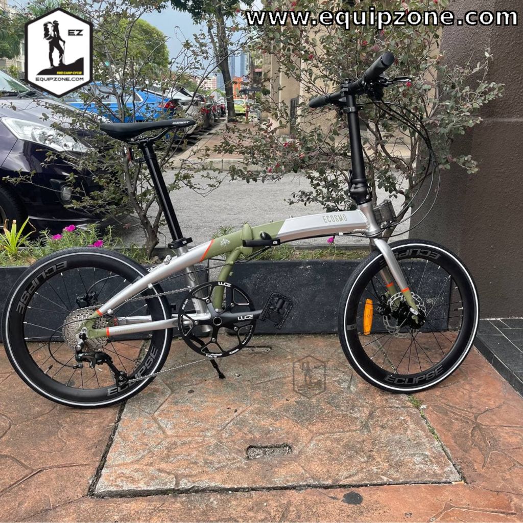 Camp Ecosmo 20 (451) Folding Bike With Shimano Tiagra 10 speed – Equipzone  Camping&Cycling Store