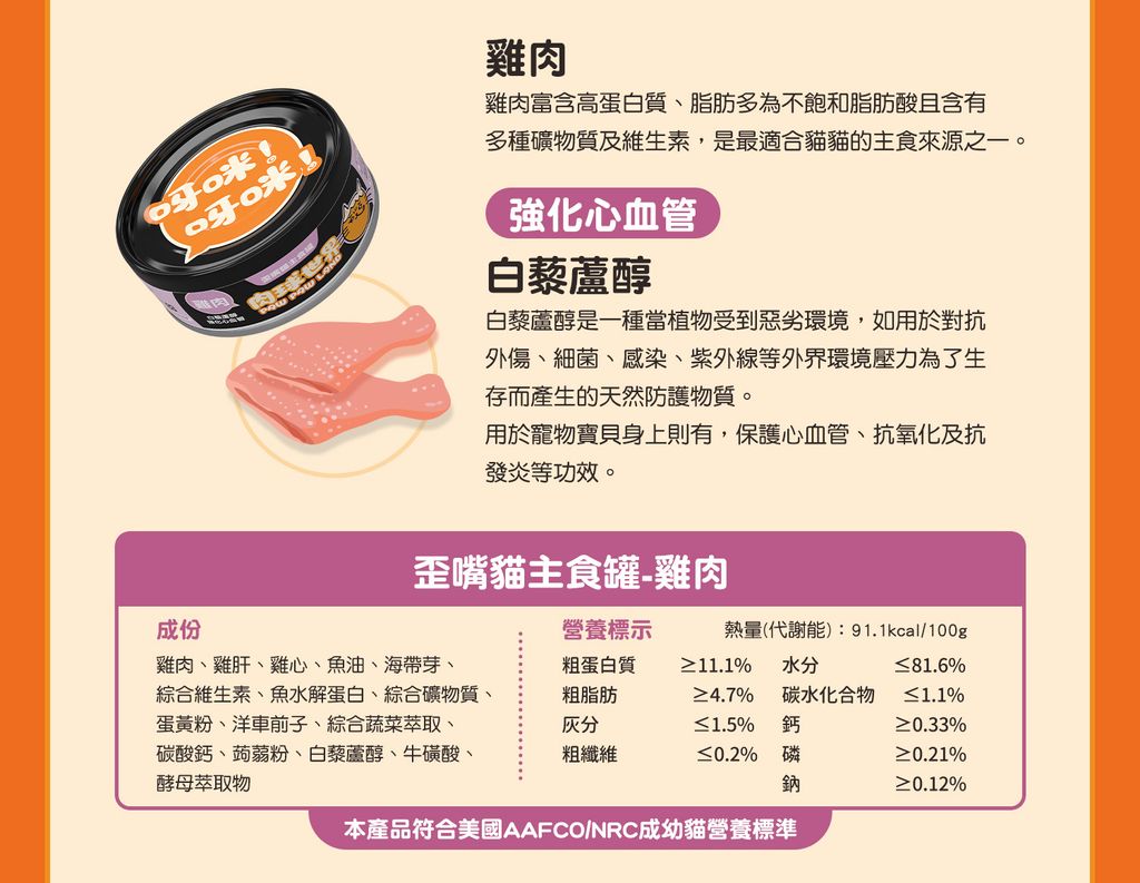 肉球世界 歪嘴貓主食罐 專屬食譜1