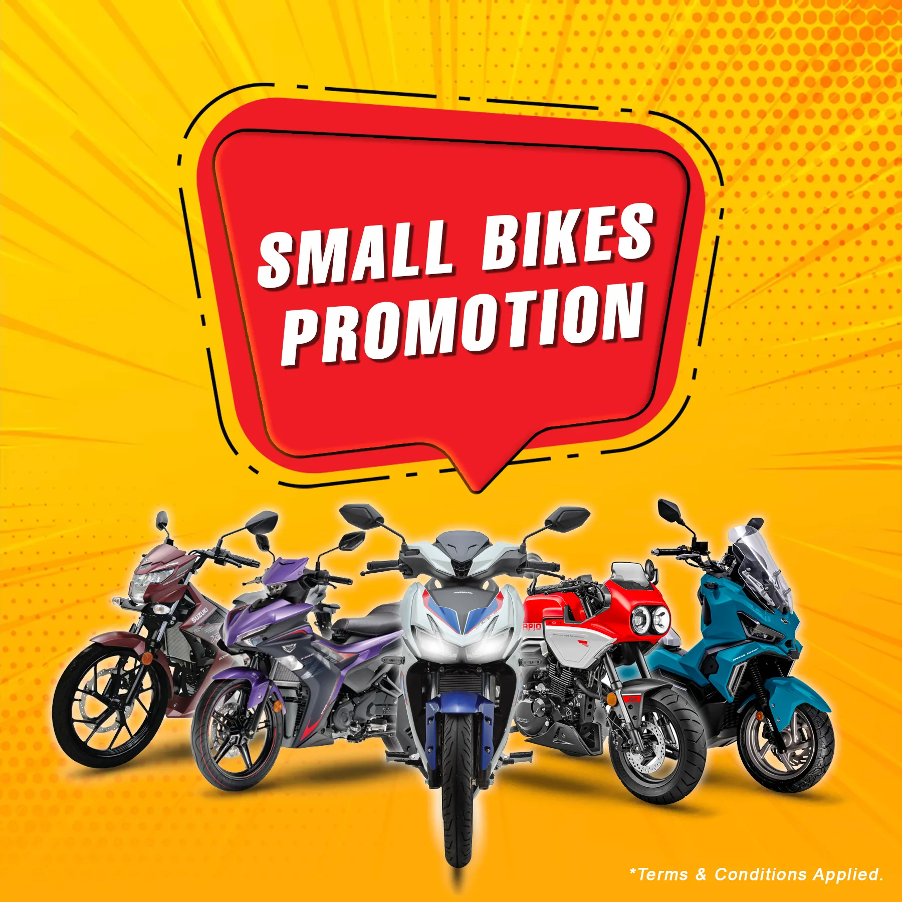 Easystore small bikes promo