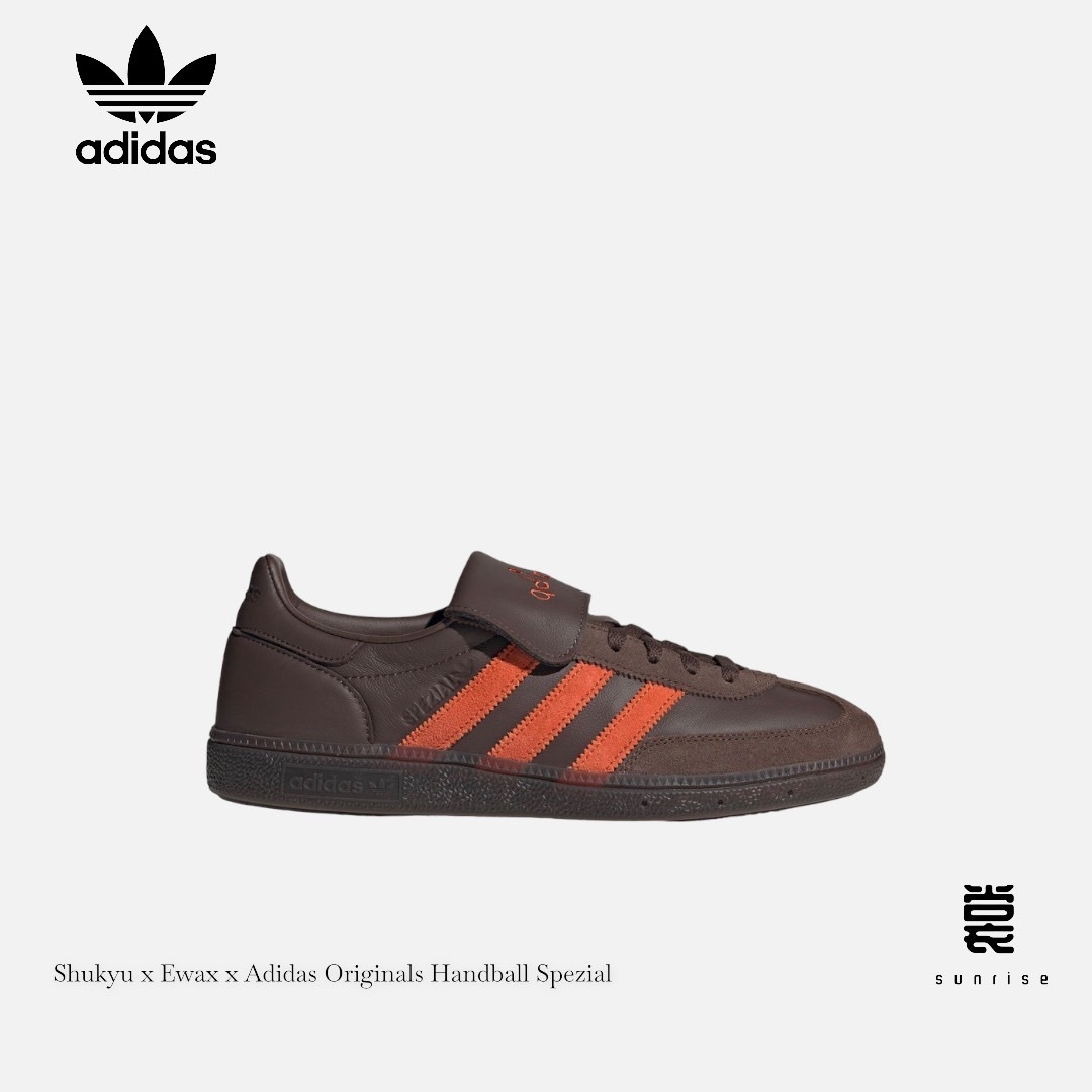 Shukyu x Ewax x Adidas Originals Handball Spezial 棕橘 Shukyu x Ewax x Adidas Originals Handball Spezial 棕橘
