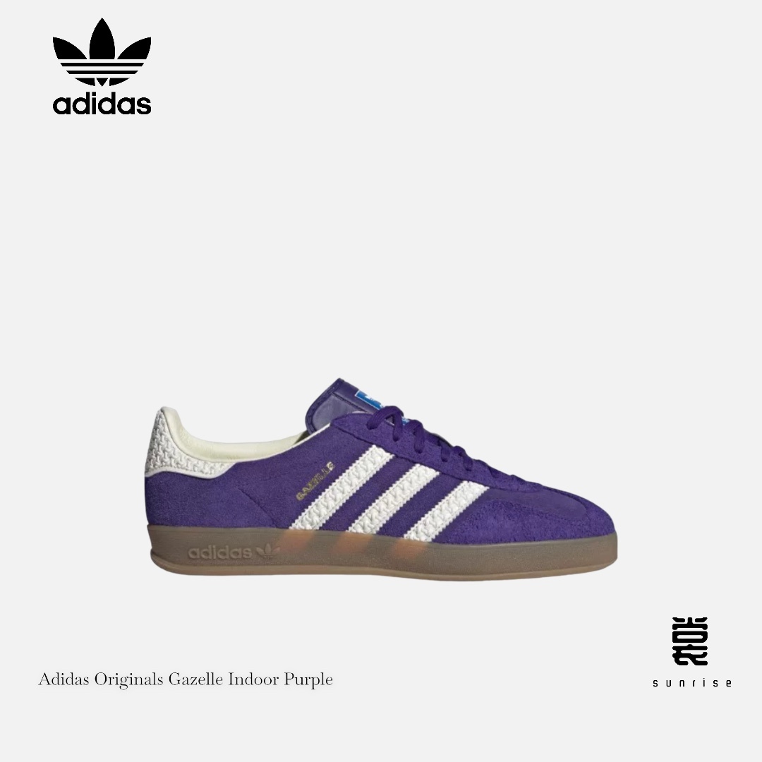 美品GAZELLE INDOOR パープル24.0㎝ 美品GAZELLE INDOOR パープル24.0㎝ 11/15発売｜adidas
