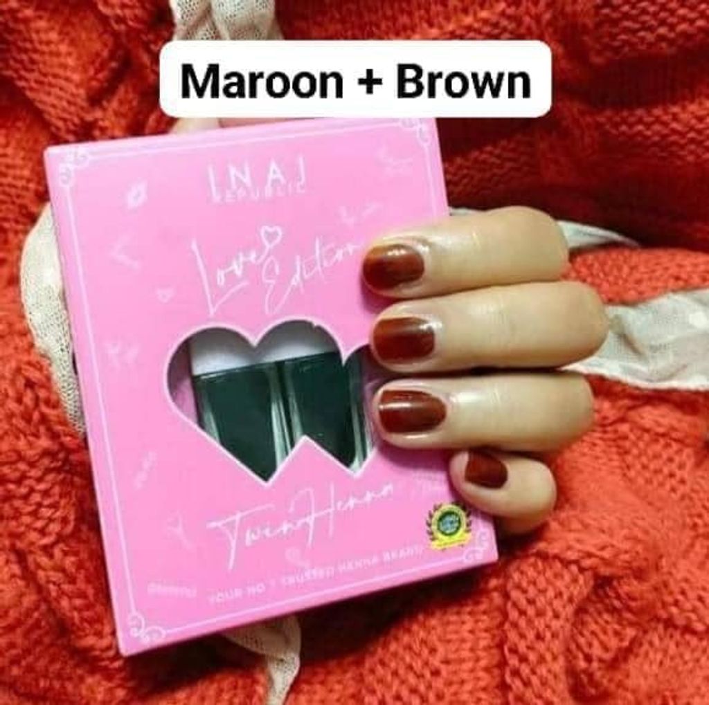inai maroon brown