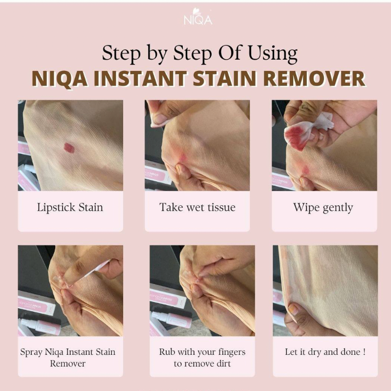 Steps to use Instant Stain Remover