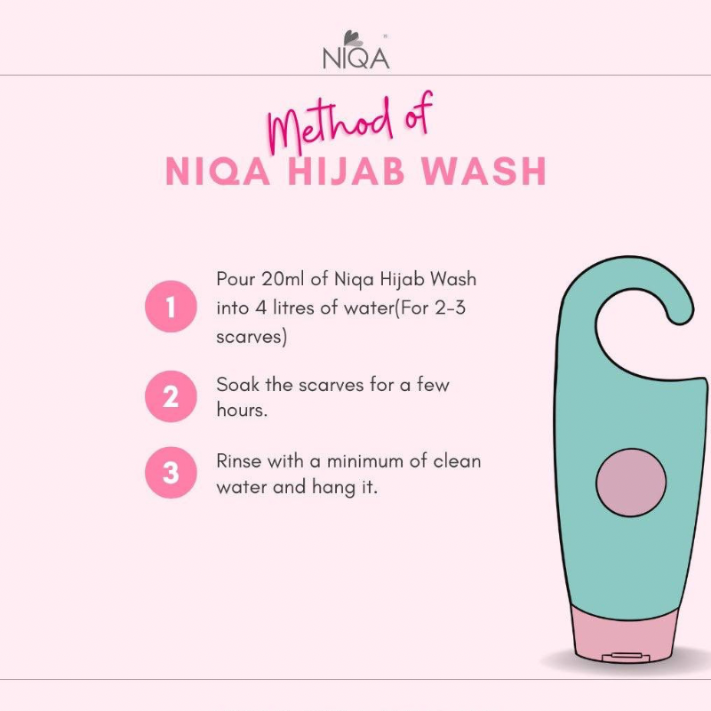 Method to use Hijab Wash
