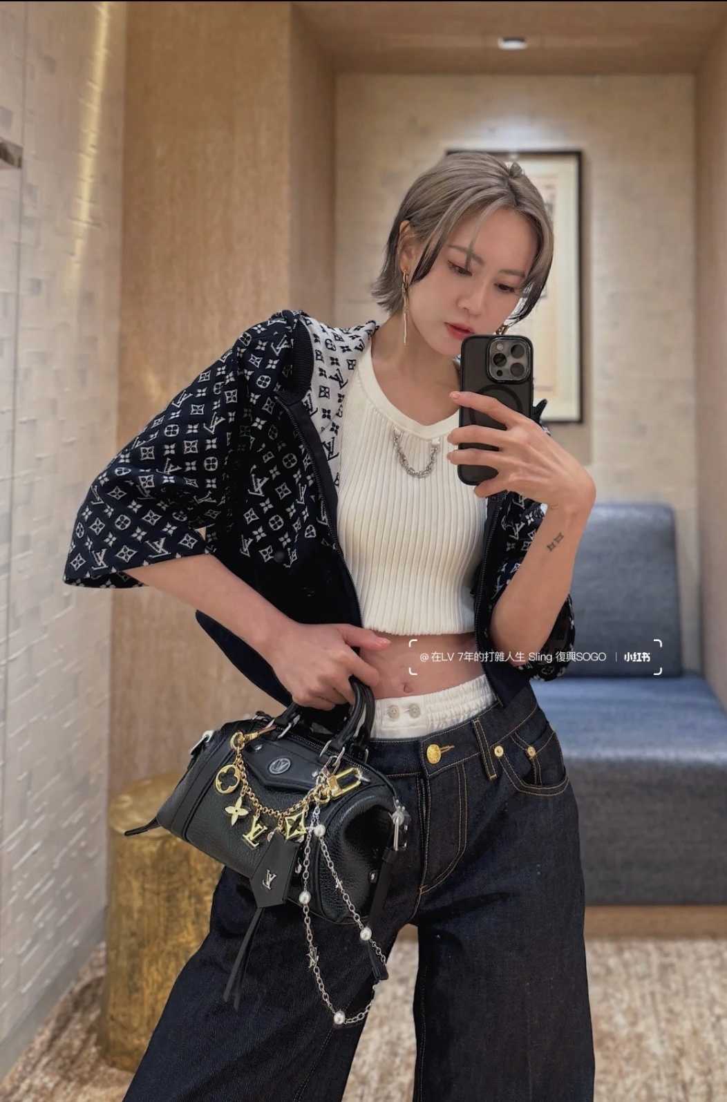 LOUIS VUITTON XL 半袖チュニック LOUIS VUITTON 【新品同様】ルイヴィトン LVポップ チュニック