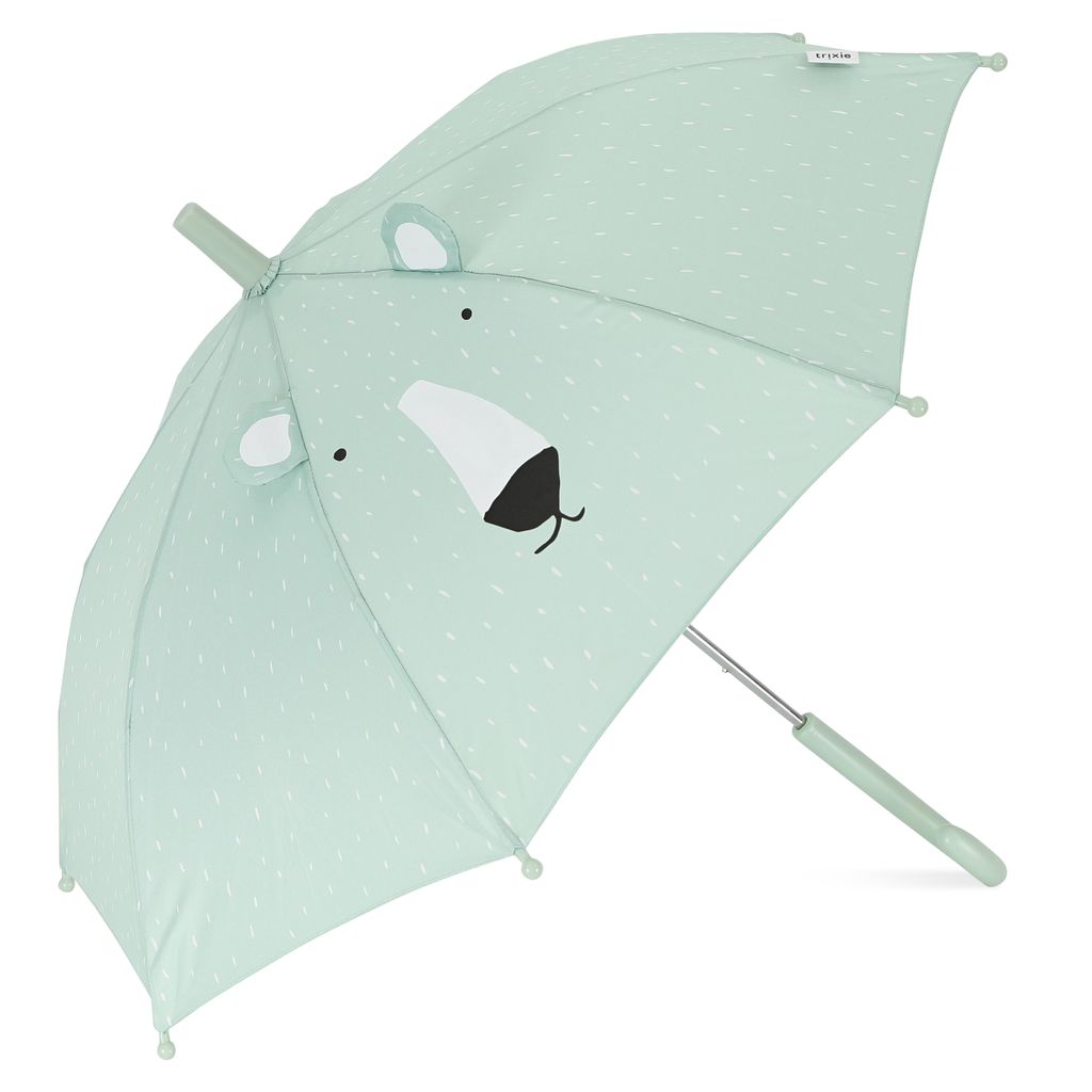 動物造型兒童雨傘-白底商品圖-可愛北極熊 (1)