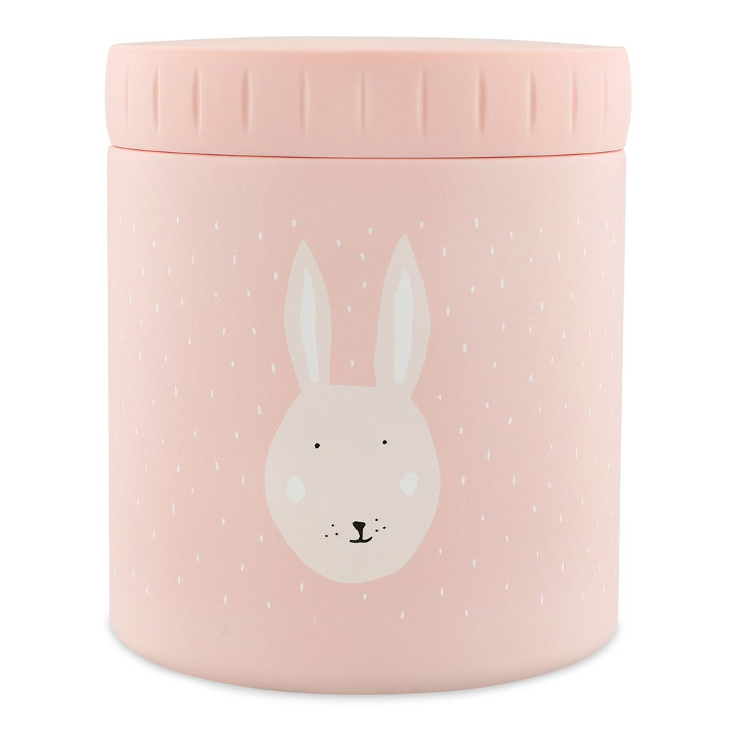 動物造型不鏽鋼保溫罐500ml-乖乖小兔-白底商品圖 (1)-修正位置顏色