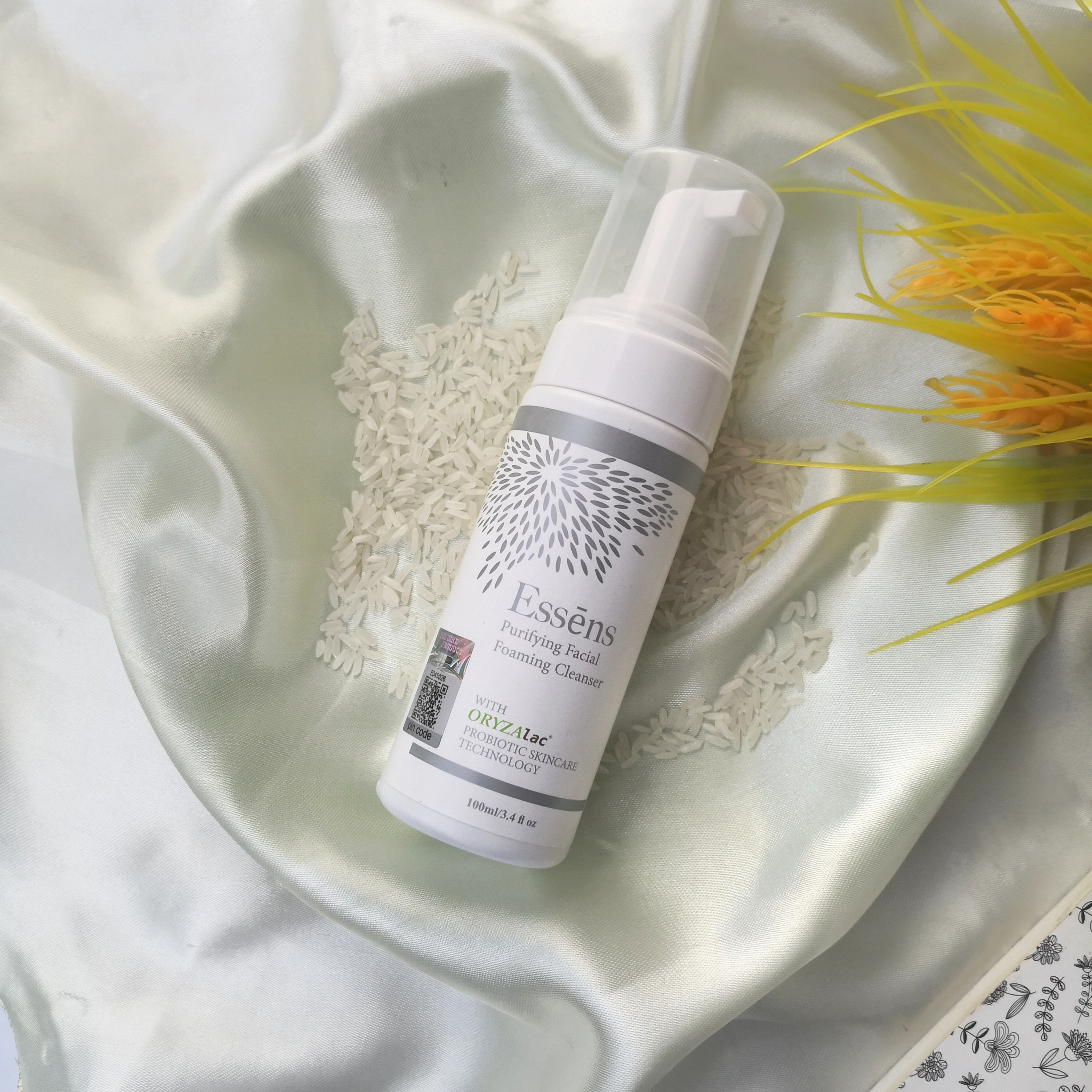 Mini Review of ESSENS ORYZAlac Purifying Facial Foaming Cleanser by Myyskincare