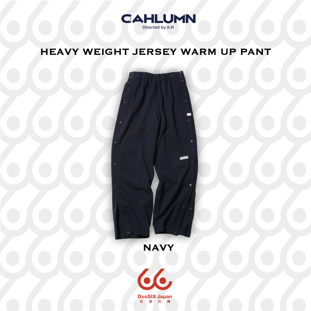 CAHLUMN | Heavy Weight Jersey Warm Up Pant – DuoSIX Japan 日潮代購