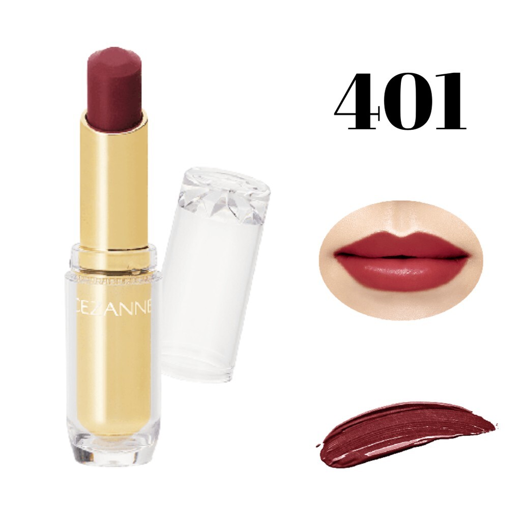 101現貨+預購【2020/09新色上市】Cezanne x 水潤唇膏201 401 新色上市