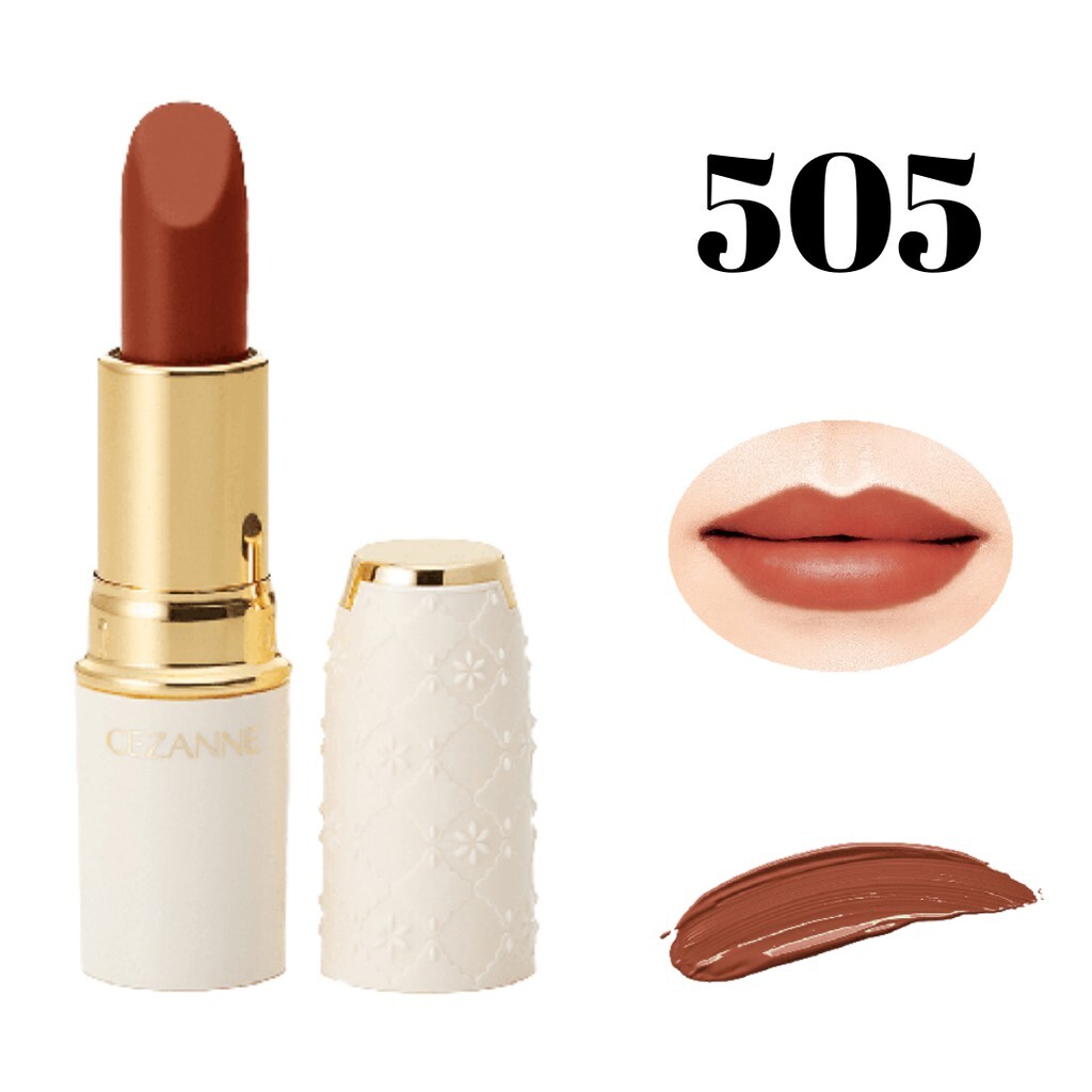 口紅 Lchan 預購【2020/09新色上市】CEZANNE 塞尚x 潤彩唇膏505 新色上市