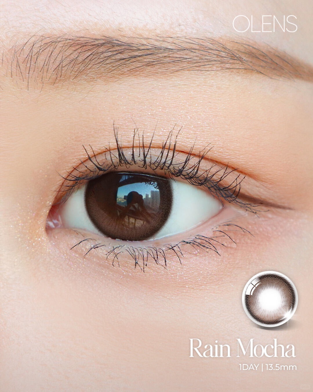 温柔封神！这副雨夜巧棕瞳我能戴一万次🤎_3_OLENS_来自小红书网页版