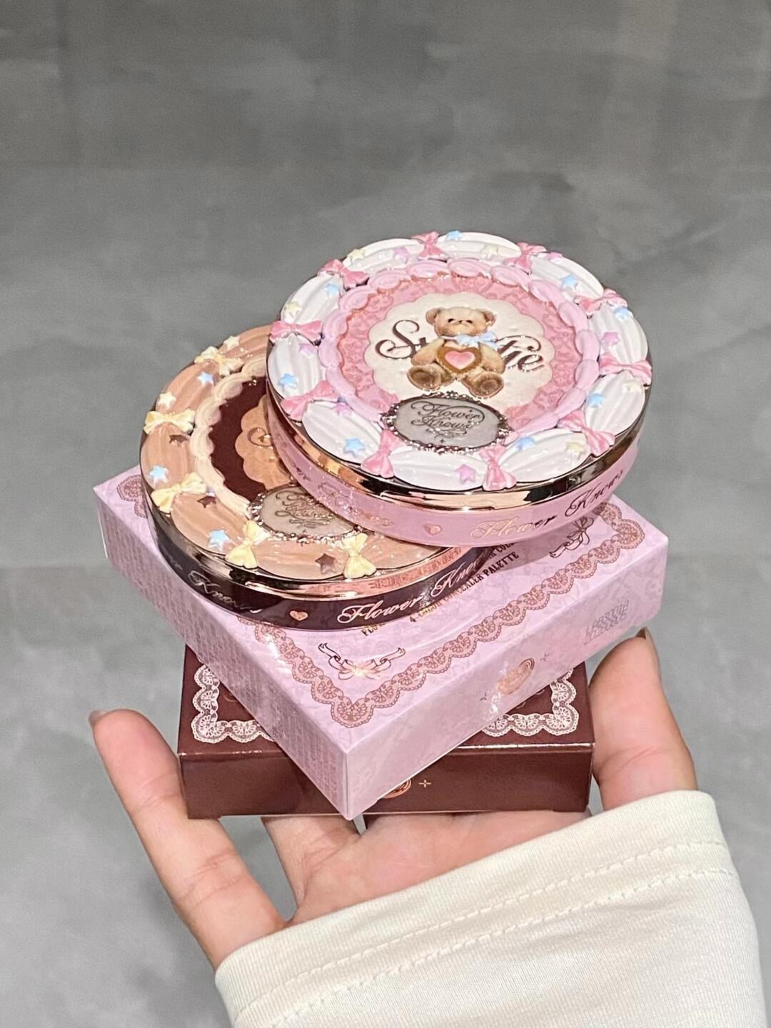 🐻🧁花知晓新品✨甜心小熊四色遮瑕盘全解析！_2_清蒸大咸鱼__来自小红书网页版