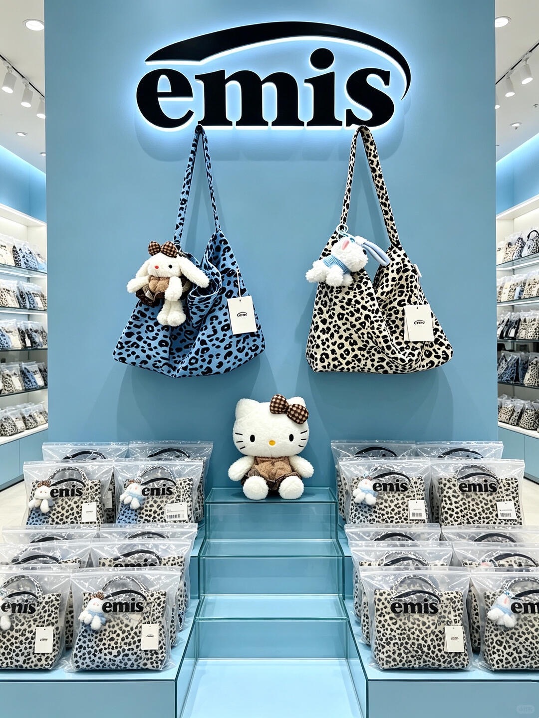 💙🇰🇷📍emis联名kitty豹纹包包！_1_韩国_首尔店_来自小红书网页版