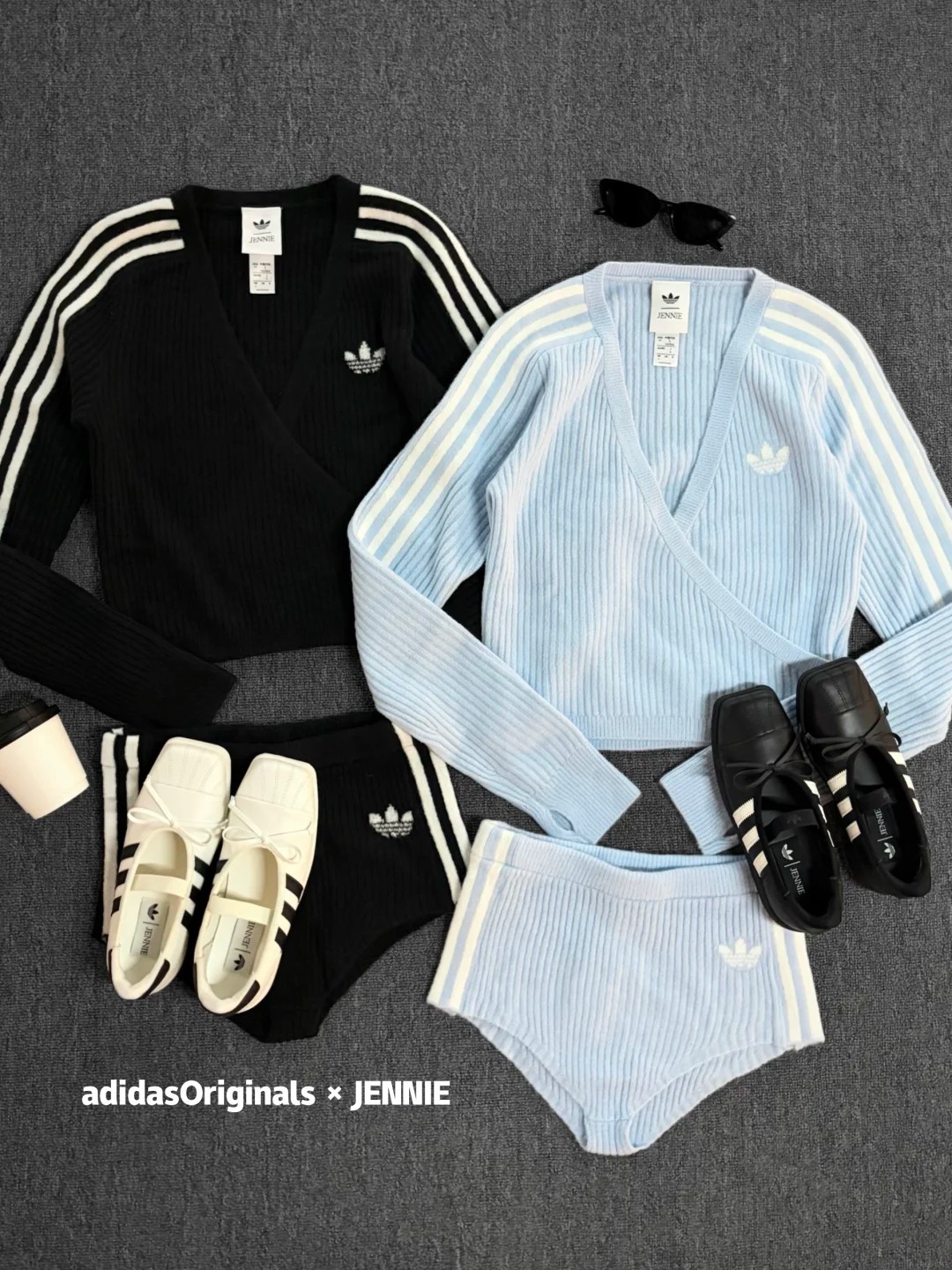 三叶草×JENNIE韩系针织套装的精致感🕶️_1_adidasOriginalsFlagship_from rednote web