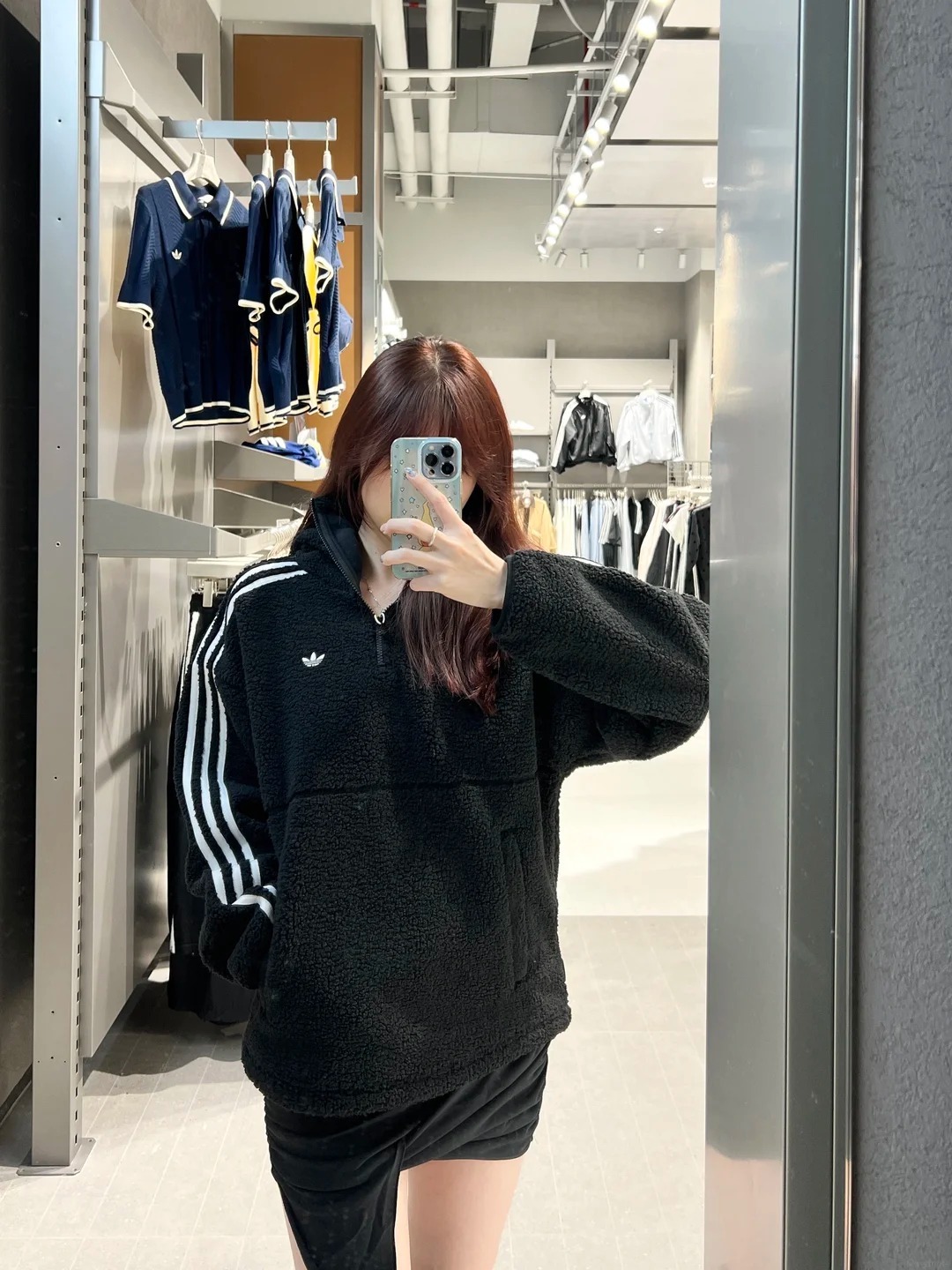 Jennie×三叶草︴羊羔毛辣妹穿搭直接抄作业🦢_3_Qiqi的阿迪日记_from rednote web