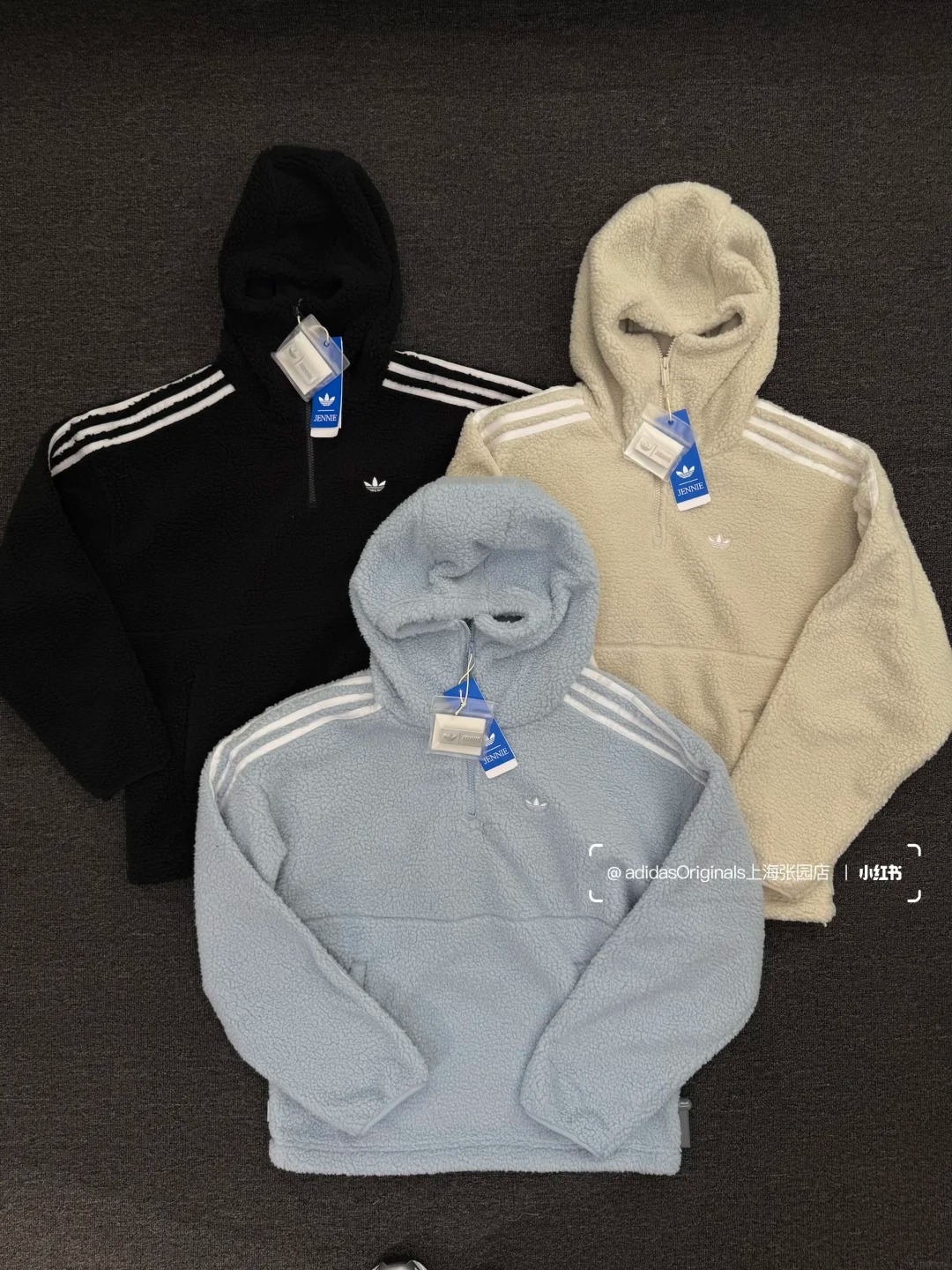 Jennie × adidas三叶草秋冬系列就位🤍🩵_5_adidasOriginals上海张园店_from rednote web
