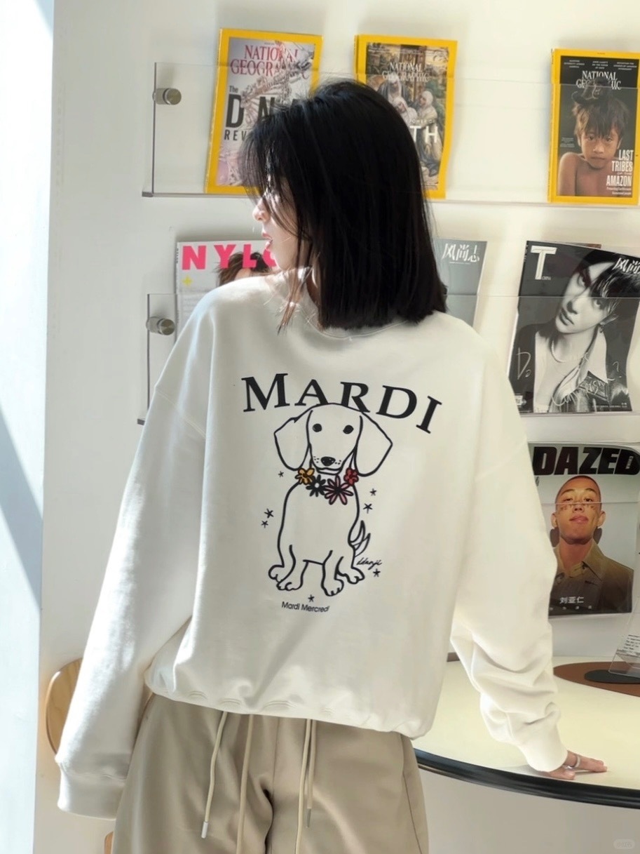 🇰🇷浅春系穿搭💛韩国限定花环小狗卫衣🐕_1_天意韩国潮牌_来自小红书网页版