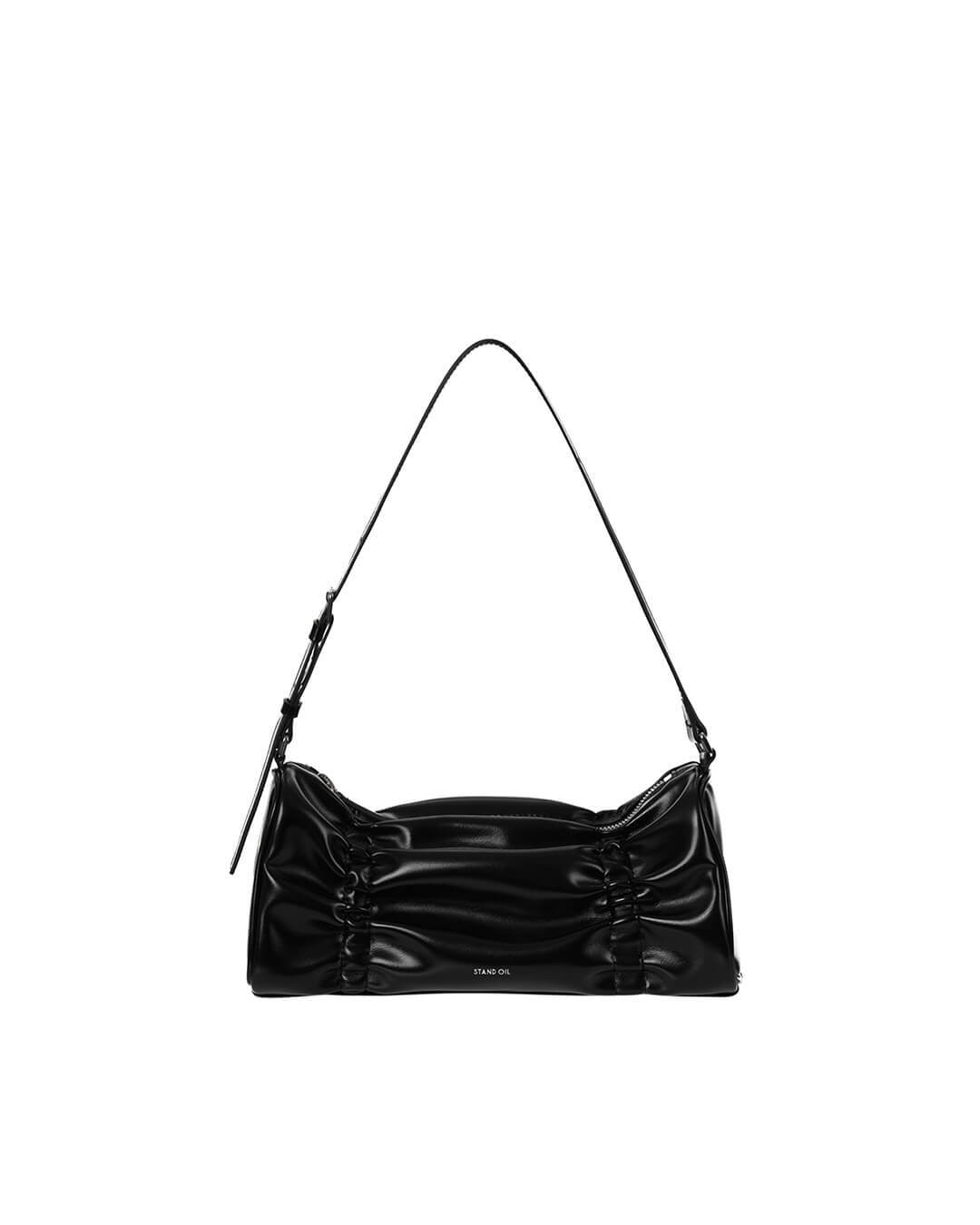 STAND-OIL-Pleats-Bag-black