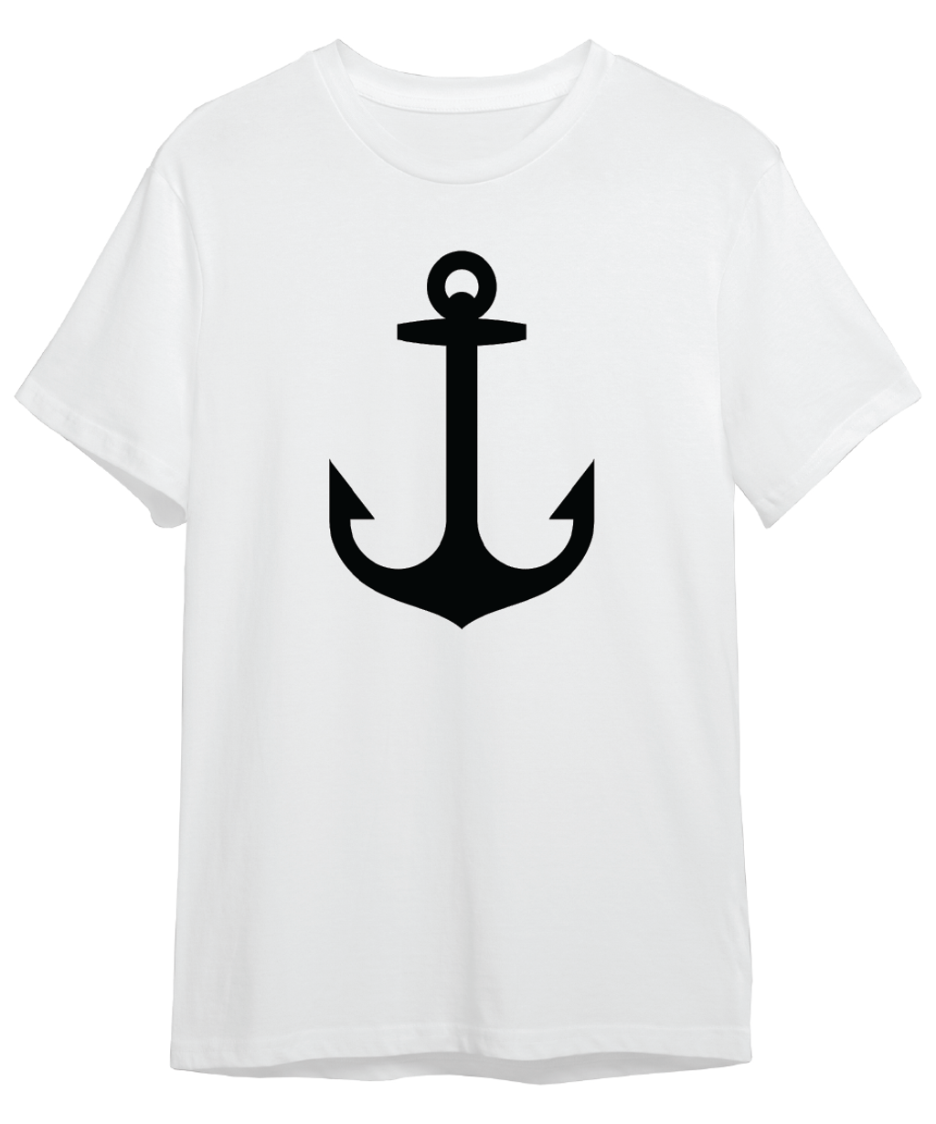 white t-shirt anchor