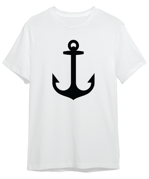 white t-shirt anchor