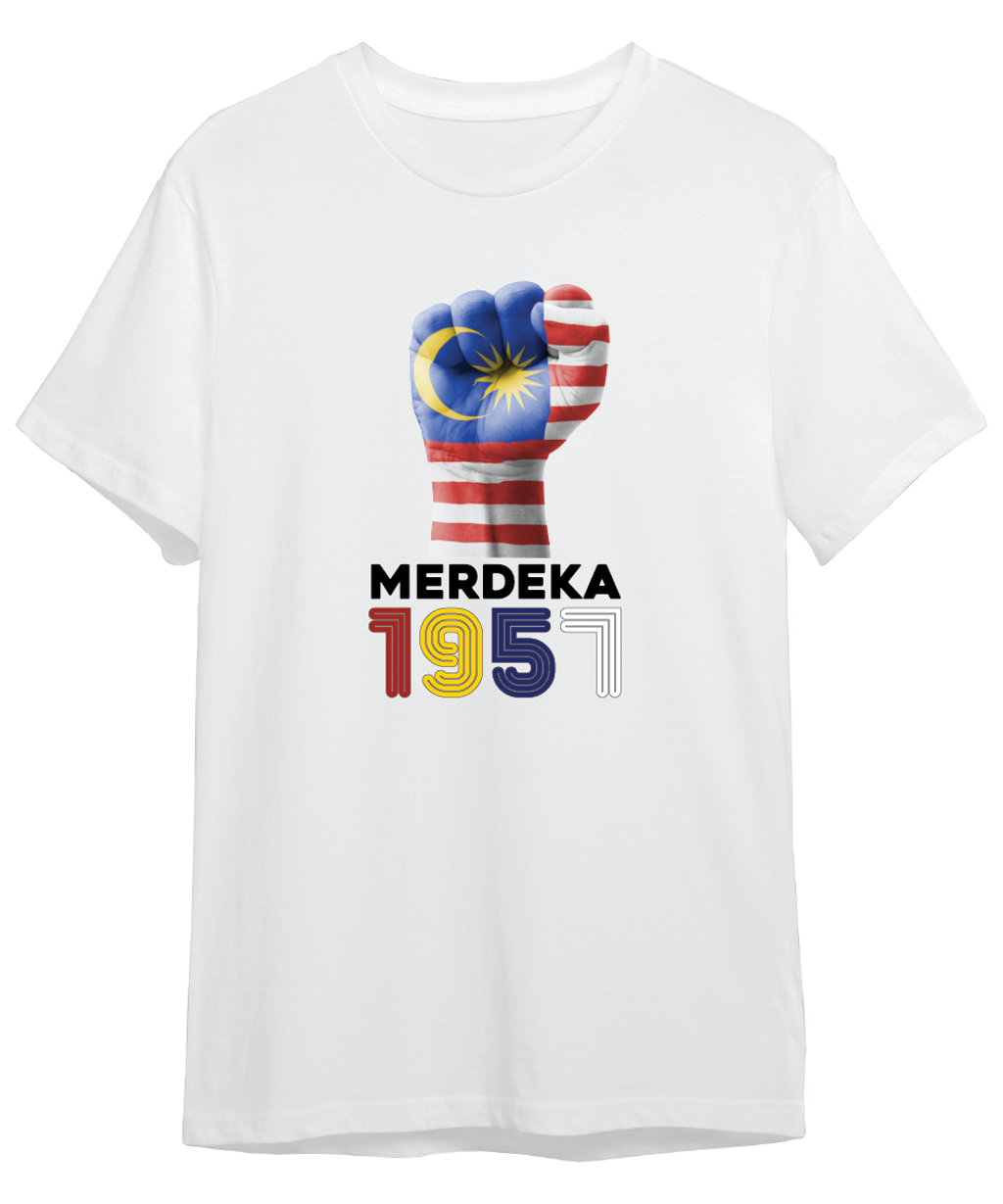 white t-shirt merderka fist