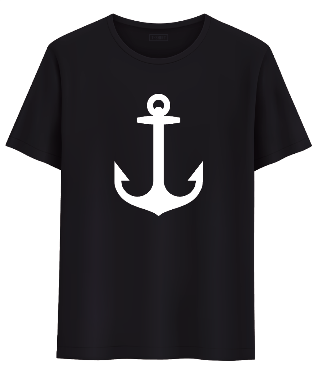 Black t-shirt anchor