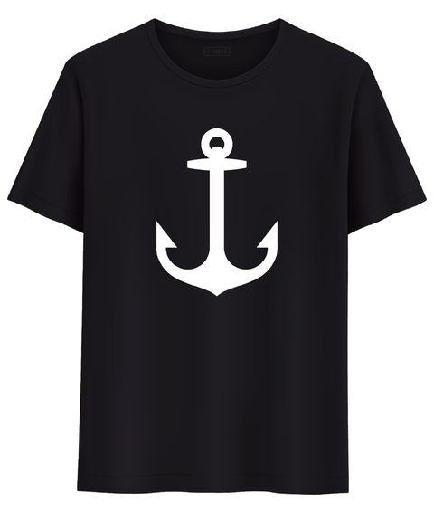 Black t-shirt anchor
