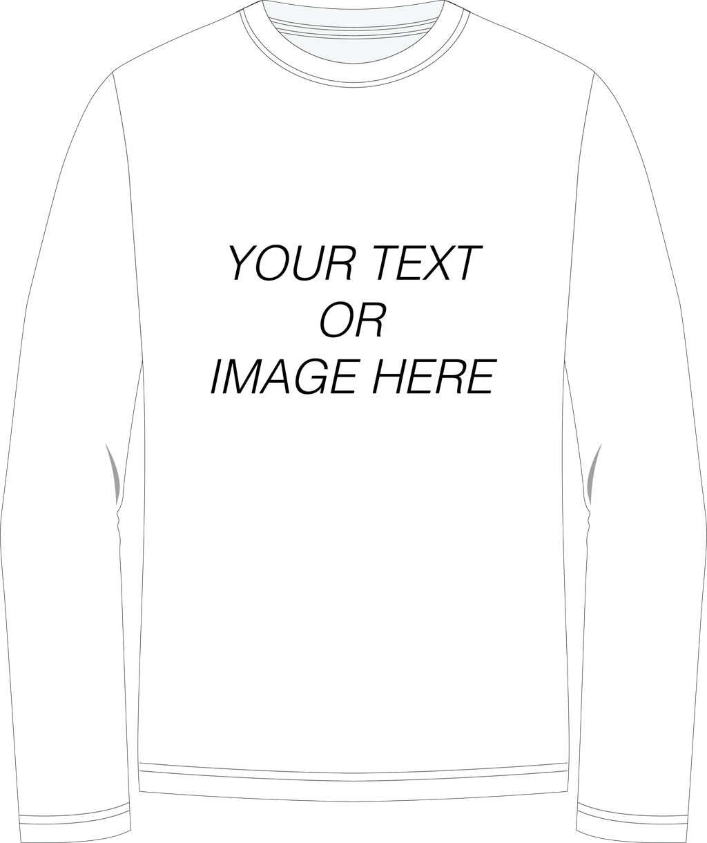 Long Sleeve White t-shirt ( 1000px X1200px)