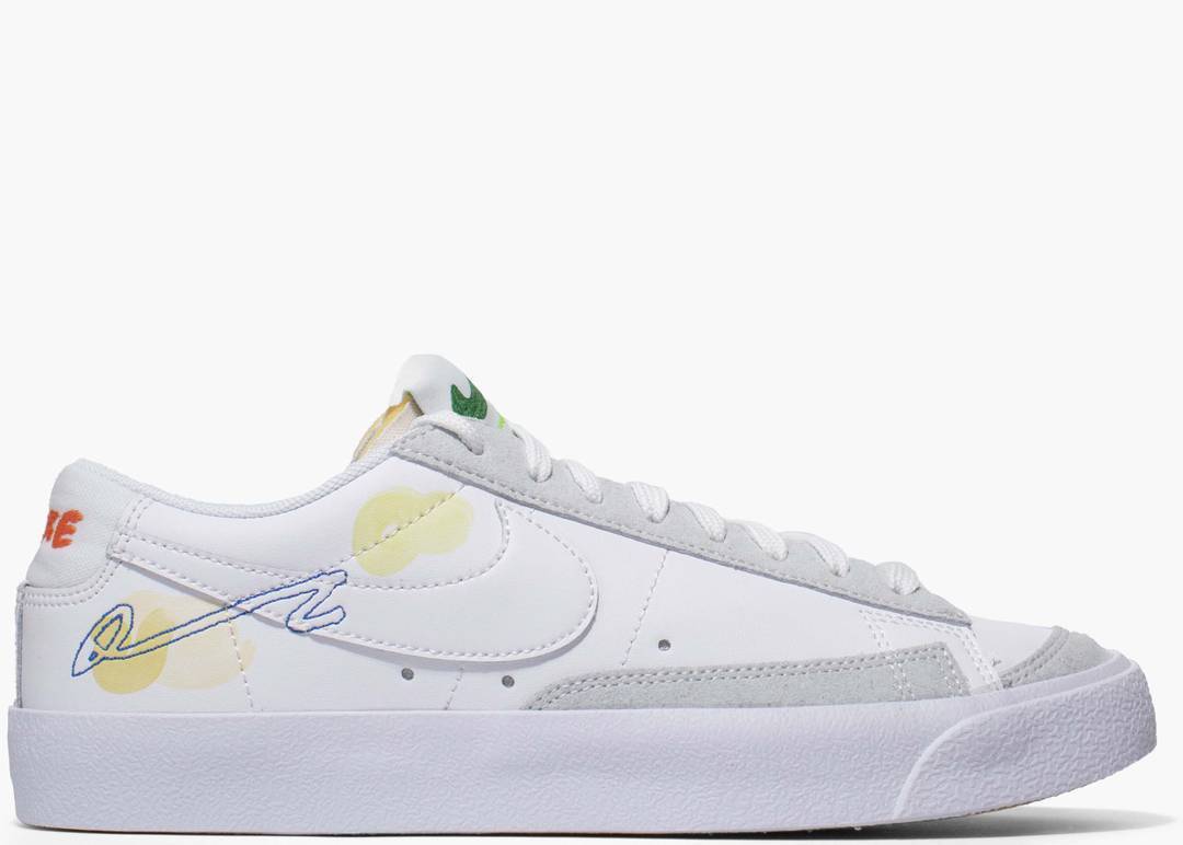 Nike Blazer Low 77 Flyleather Mayumi Yamase White 1