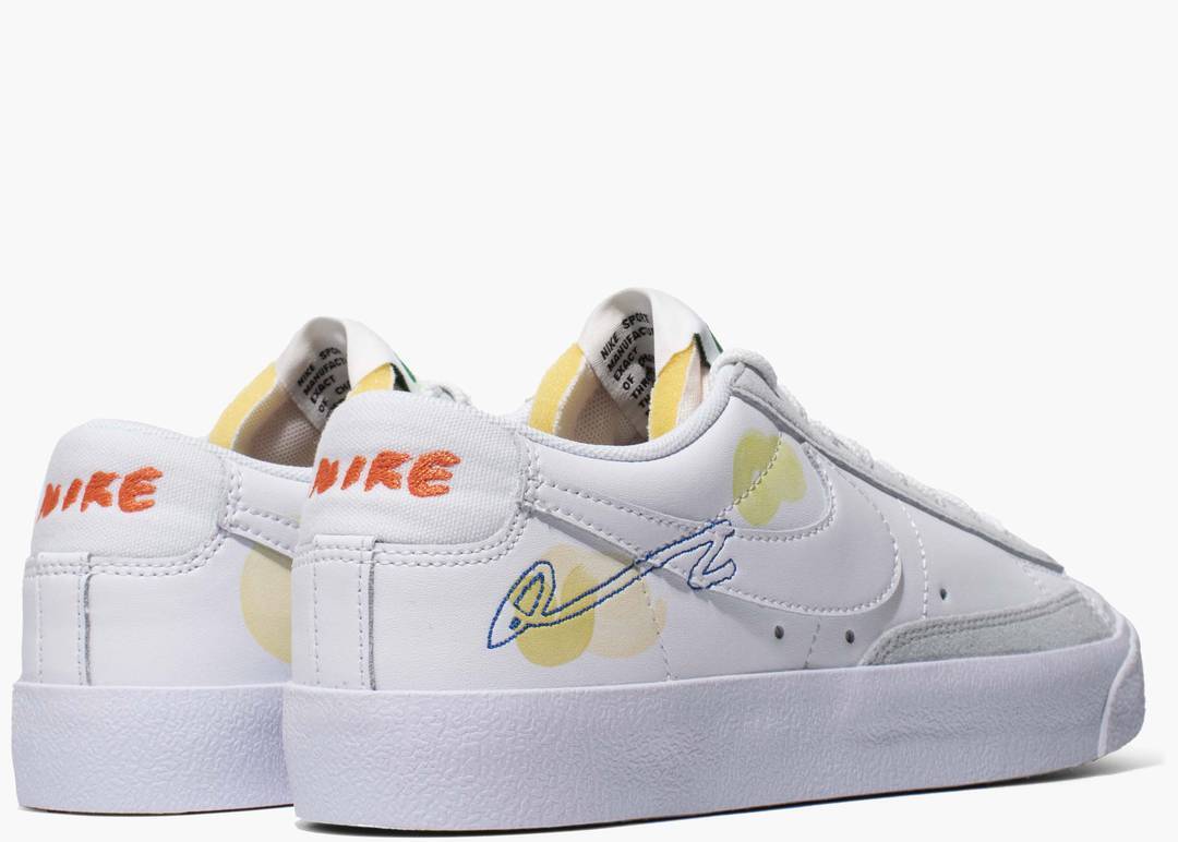 Nike Blazer Low 77 Flyleather Mayumi Yamase White 3