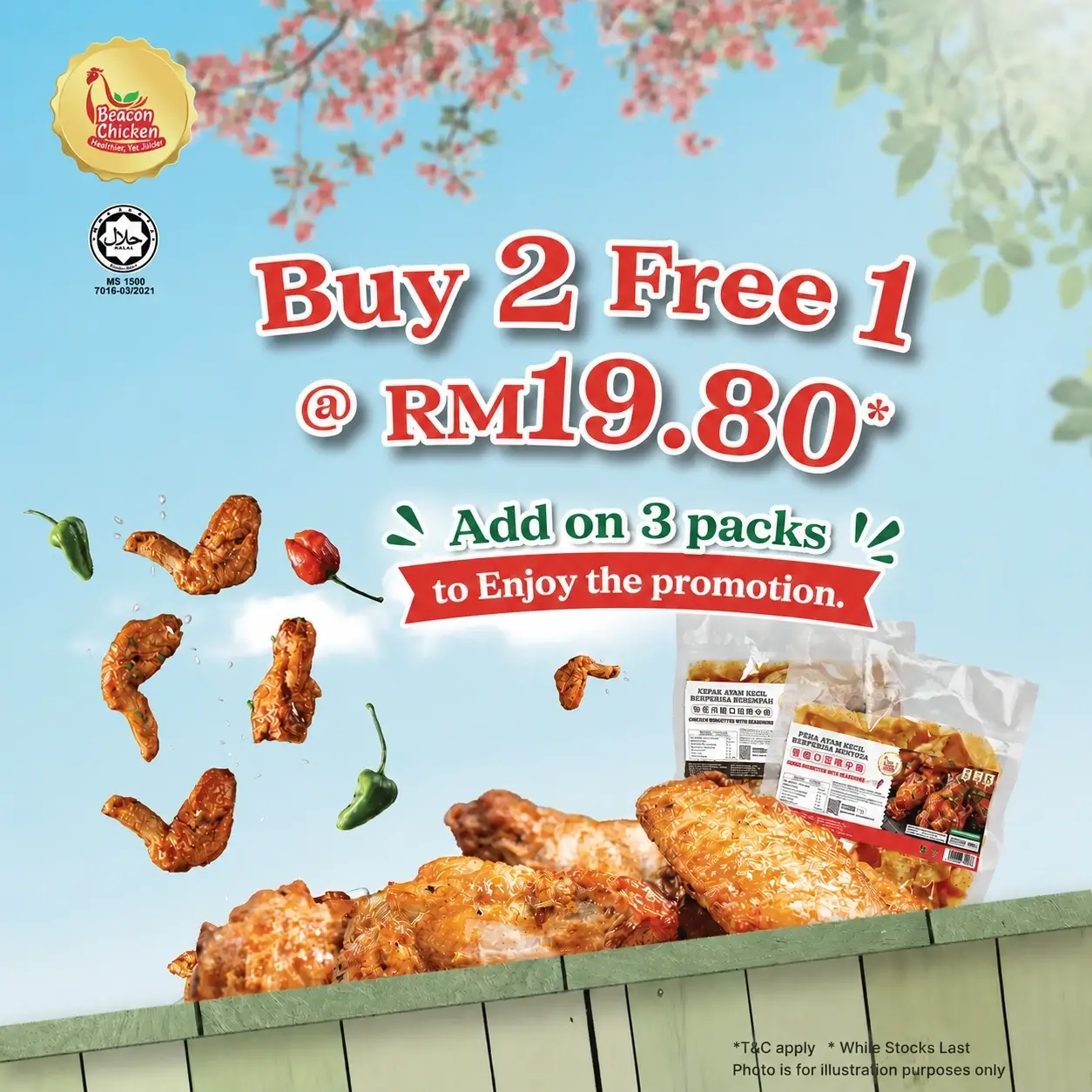 marinated wing promotion