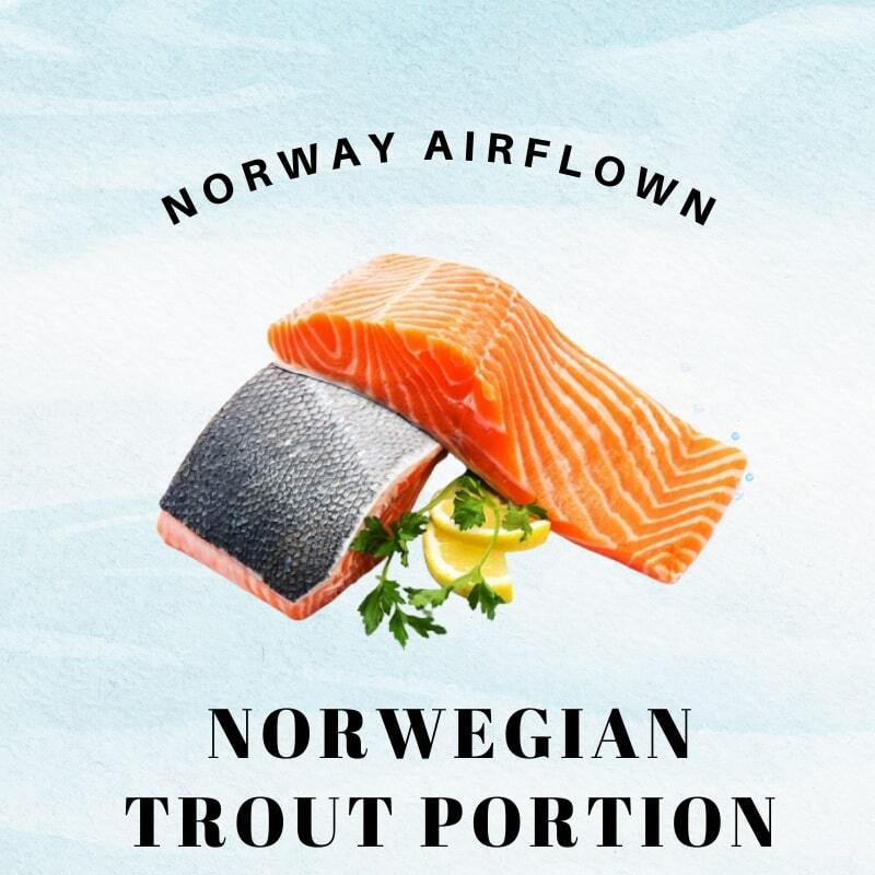 norwegian trout portion