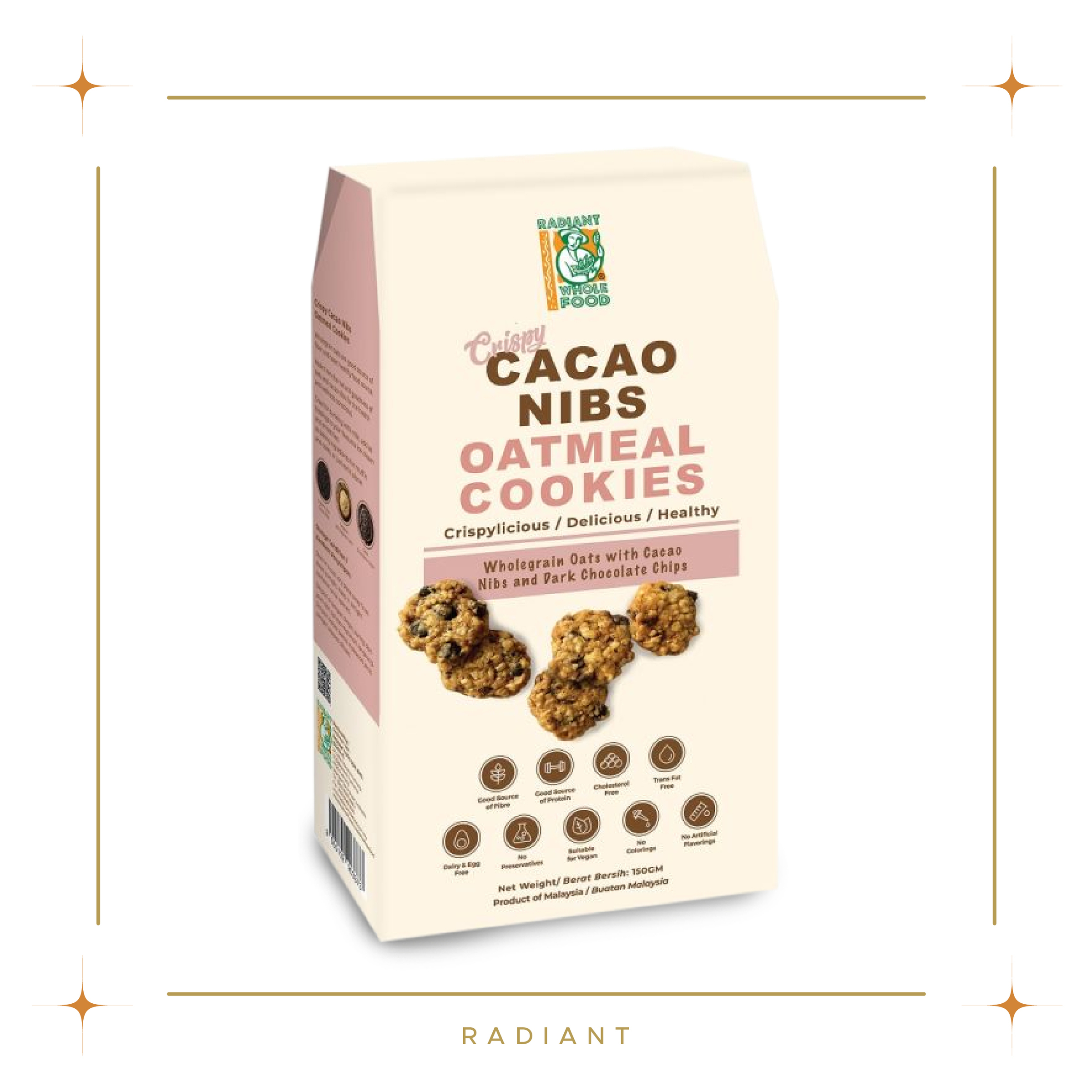 Radiant Product-2_Radiant Crispy Cacao Nibs Oatmeal Cookies
