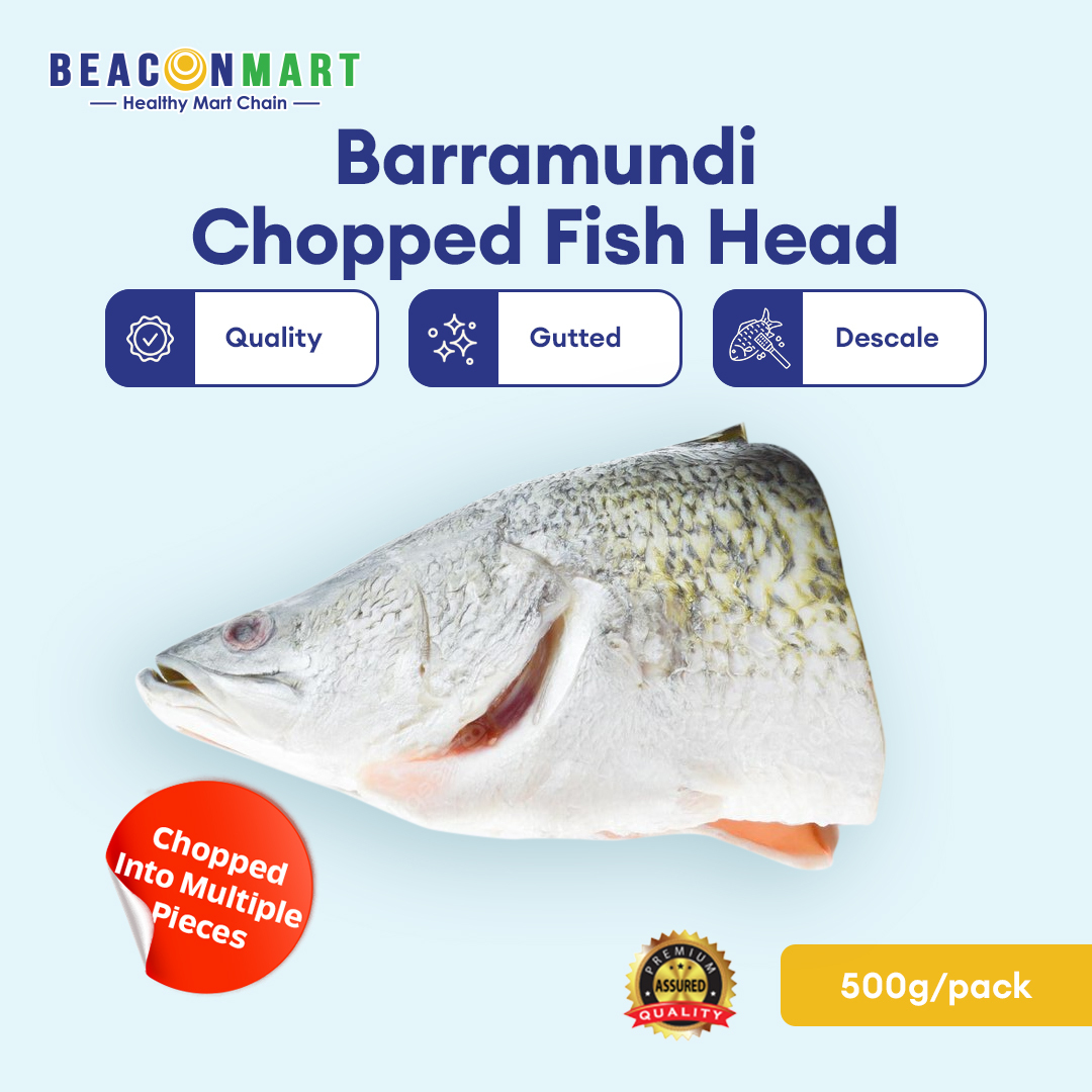 66-Chopped Barramundi Head