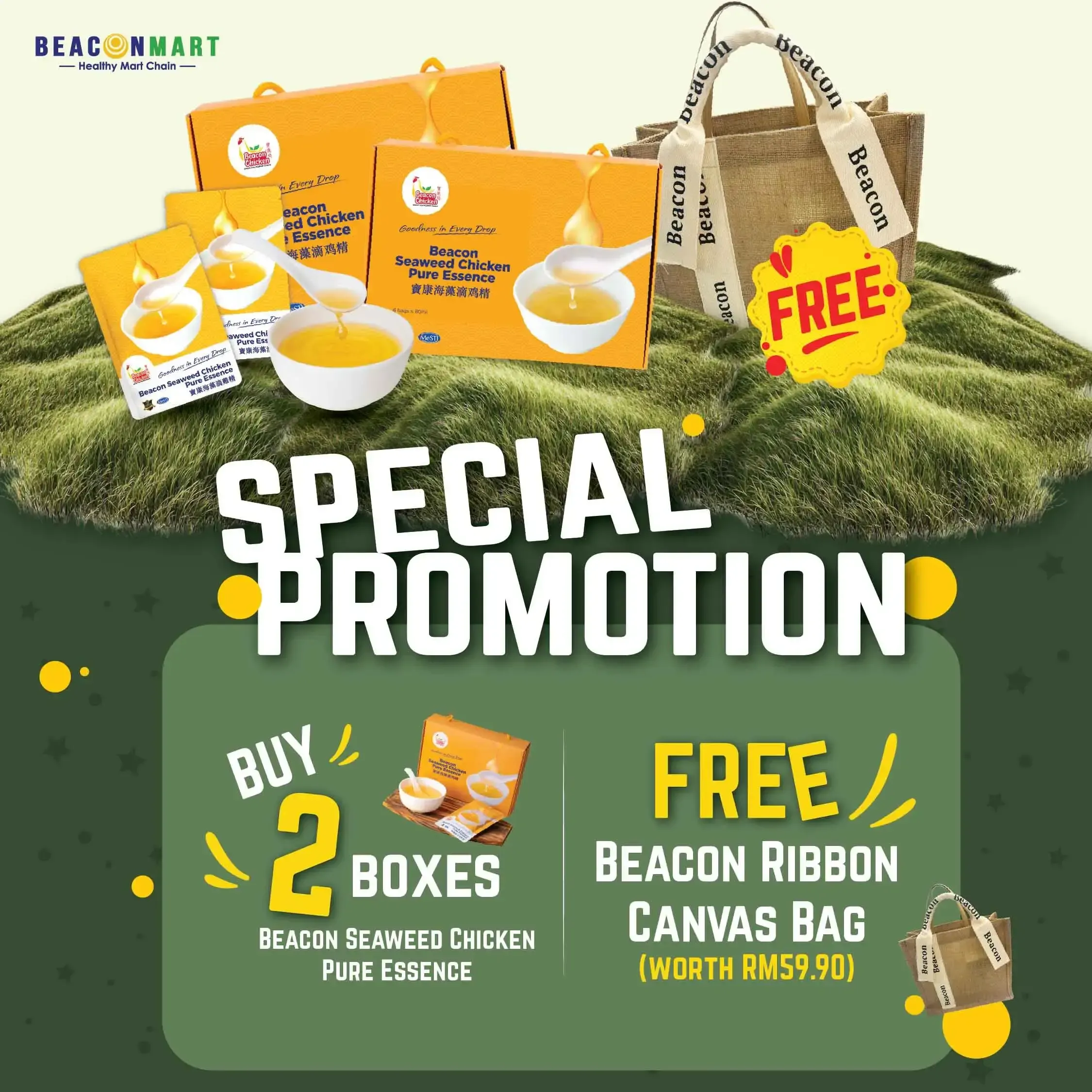 2025 07 Jul PE Buy 2 Free Ribbon Canvas Bag (1080px x 1080px)