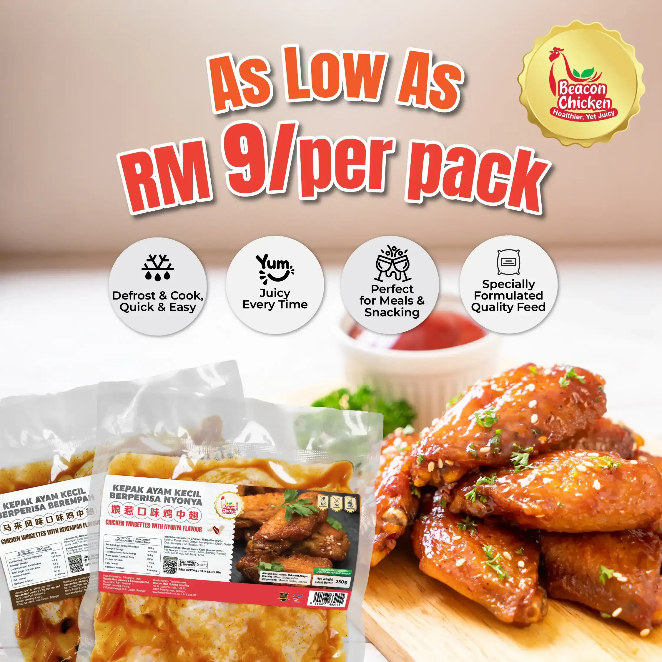 Marinated Wingettes_Hero Visual