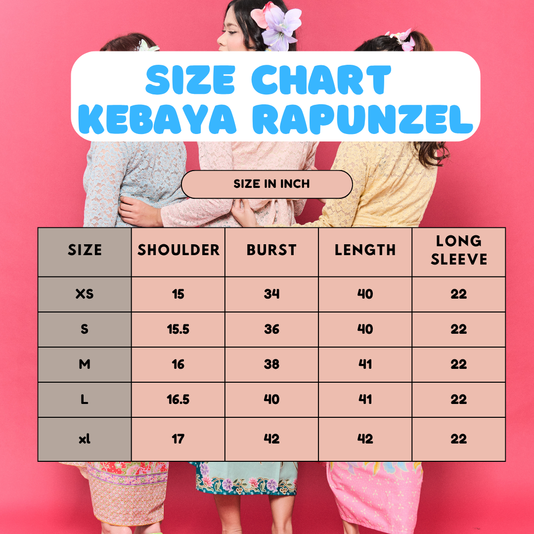 Beige and Pink Clean Size Chart Instagram Post