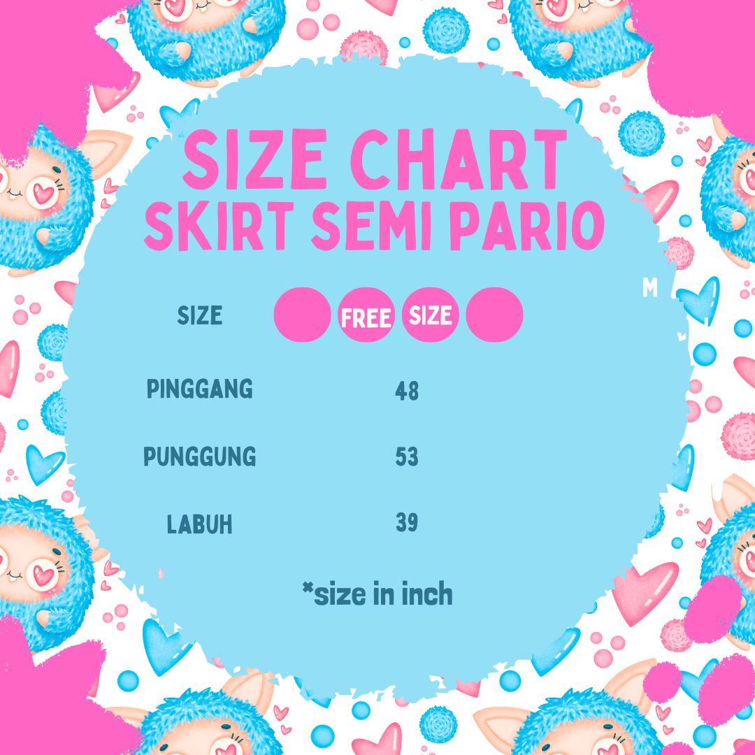 Yellow and Pink Cute Size Chart Instagram Post (1)