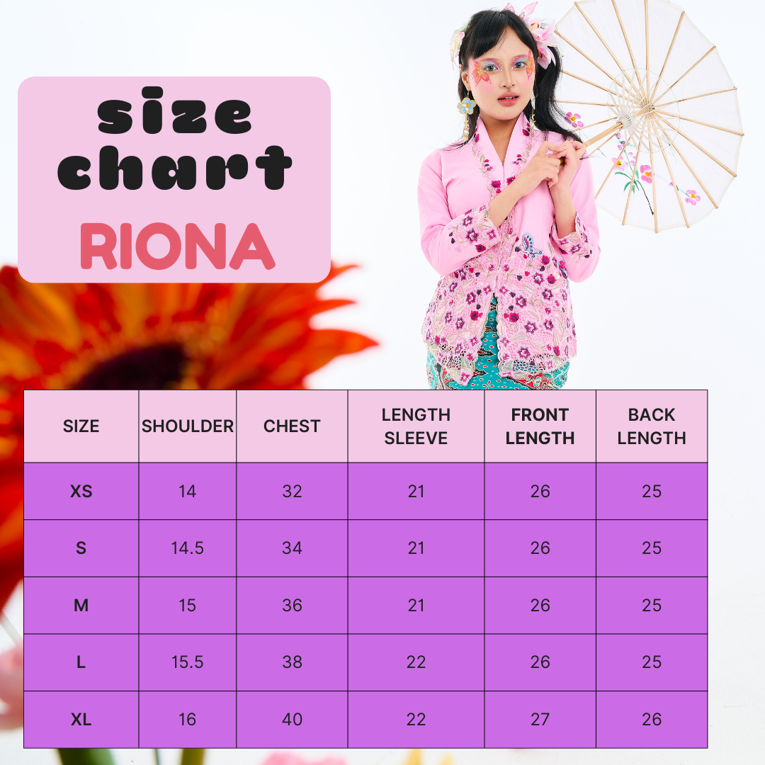 Blue and White Modern Size Chart Instagram Post