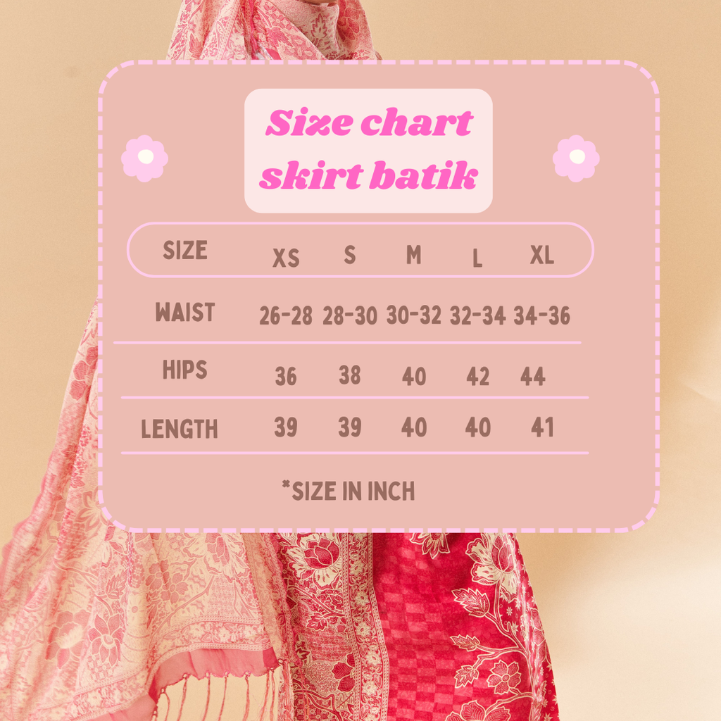 Pink and White Cute Size Chart Instagram Post (1)