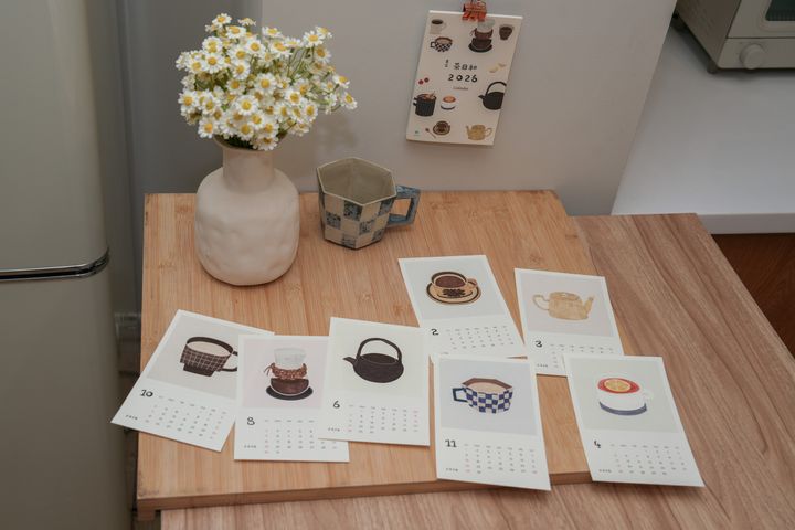 03《茶日和》2026 小畫卡桌曆展示情境03