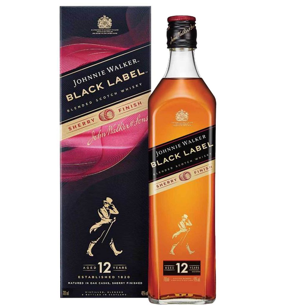 約翰走路黑牌12年雪莉炸彈威士忌