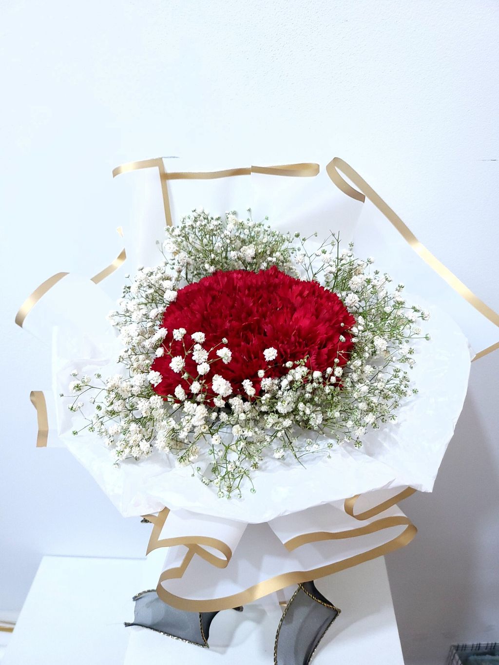 Admiration Red Carnations Bouquet