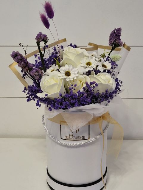 Lavender Love Soap And Preserved Flower Bouquets