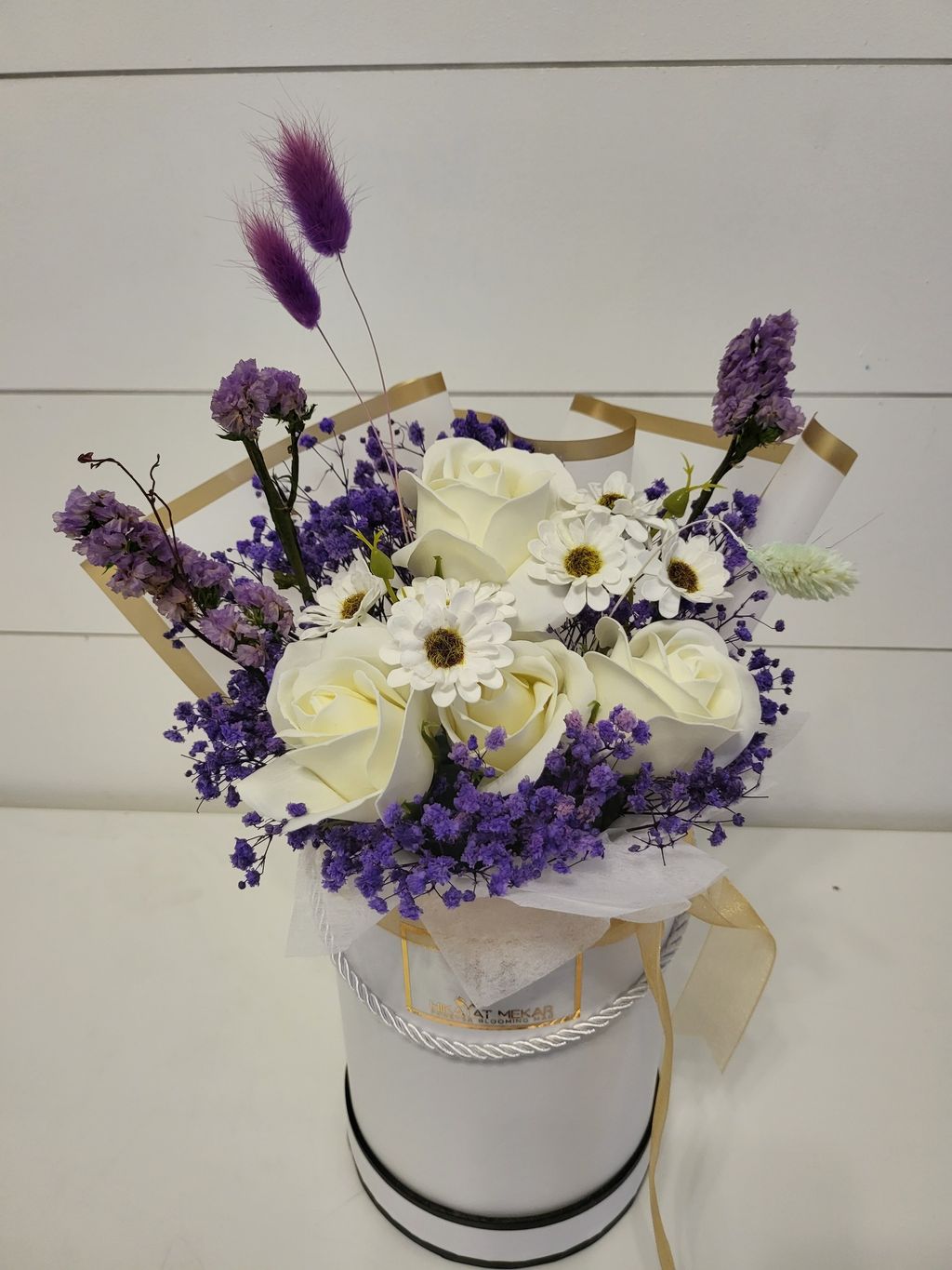 Lavender Love Soap And Preserved Flower Bouquets